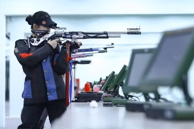 Đội tuyển bắn súng Việt Nam tự tin trước ngày tranh tài tại SEA Games 33.