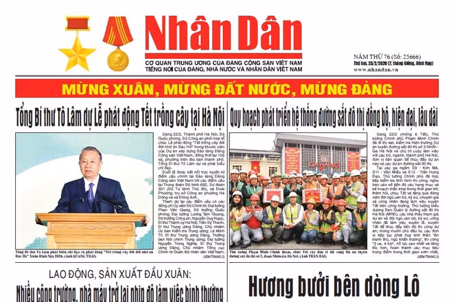 Báo Nhân Dân số 25666