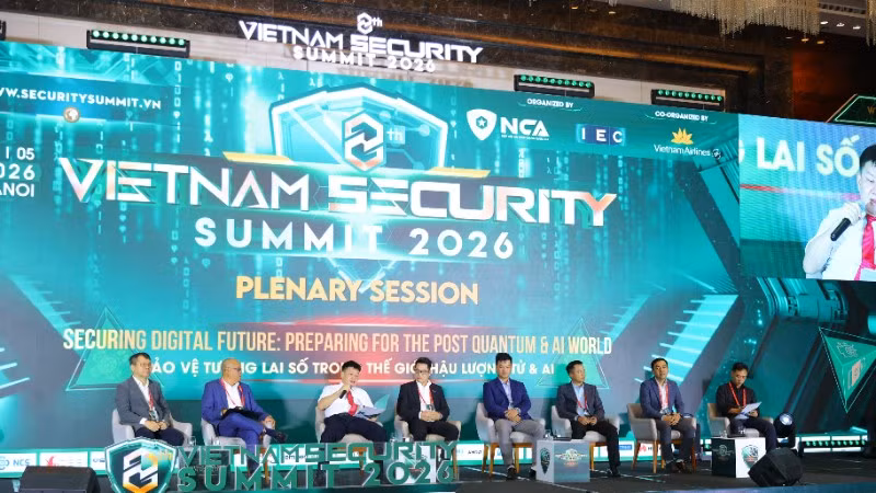 Vietnam Security Summit 2026 diễn ra với chủ đề “Bảo vệ tương lai số trong thế giới hậu lượng tử & AI”.