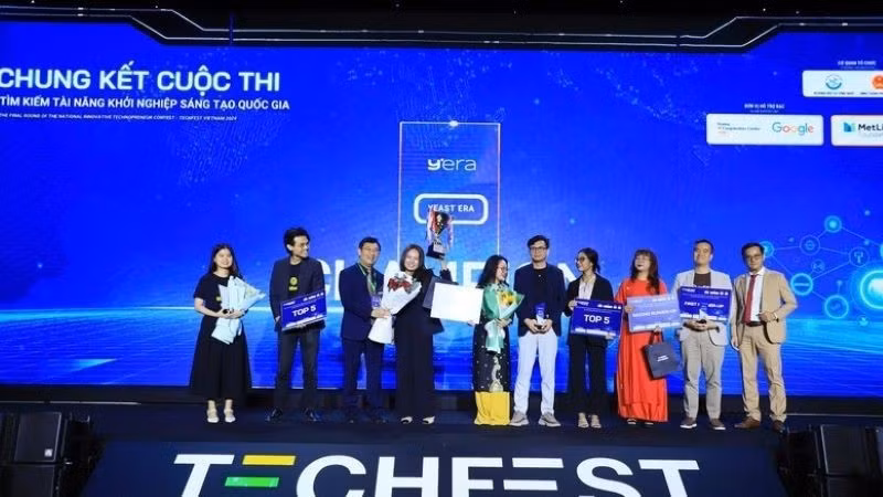 Chung kết Cuộc thi Tìm kiếm tài năng khởi nghiệp sáng tạo quốc gia Techfest Việt Nam năm 2024. (Ảnh: TL)