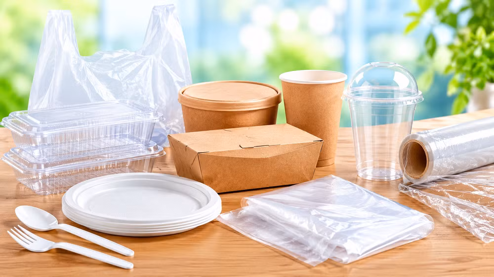 Bao bì thực phẩm không an toàn gây ảnh hưởng sức khỏe người sử dụng. (Ảnh minh họa được tạo bởi AI)