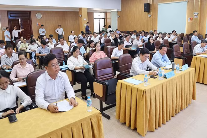 Một góc quang cảnh hội nghị.