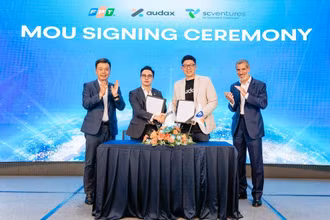 FPT và audax, công ty do Standard Chartered đầu tư ký hợp tác quy mô 100 triệu USD trong 3 năm.