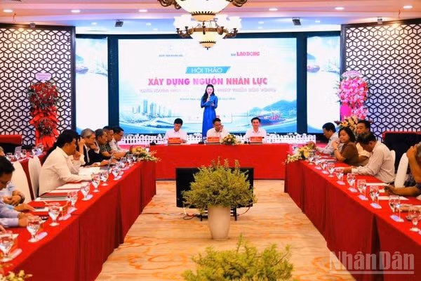 Quang cảnh hội thảo. (Ảnh: VŨ TÂN)