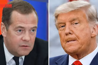 [Video] Khẩu chiến leo thang giữa ông D. Medvedev và ông D. Trump