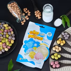 Đậu phộng sữa chua đa sắc