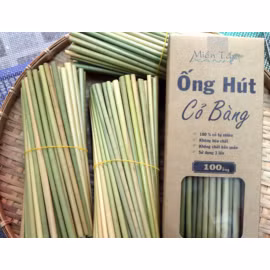 Ống hút cỏ bàng Miền Tây Xanh
