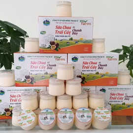 Sữa chua trái cây vị chanh dây Myfarm