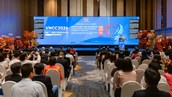 Quang cảnh Đại hội Tim mạch toàn quốc lần thứ 20 năm 2026. (Ảnh: BTC)