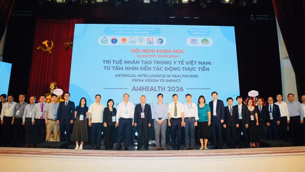 Đông đảo các chuyên gia tham gia Hội nghị khoa học trí tuệ nhân tạo trong y tế 2026. (Ảnh: VŨ BÌNH)
