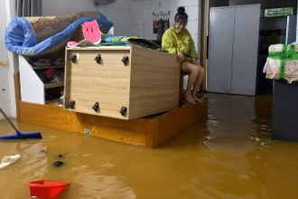 Mưa lớn gây ngập úng cục bộ nhiều nơi ở Lai Châu.