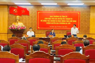 Lai Châu dự kiến vận hành thử nghiệm chính quyền cấp xã từ ngày 24/6.