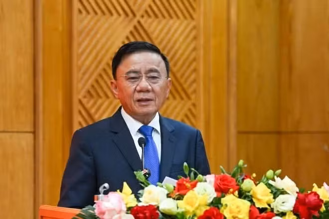 Đồng chí Trần Cẩm Tú, Ủy viên Bộ Chính trị, Thường trực Ban Bí thư. (Ảnh: DUY LINH)