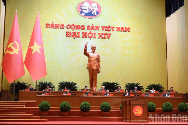 Ngày làm việc thứ hai Đại hội đại biểu toàn quốc lần thứ XIV của Đảng.