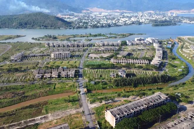 Một góc Dự án Khu đô thị sinh thái Golden Hills. (Ảnh: ANH ĐÀO)