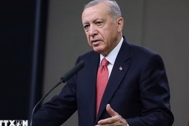 Tổng thống Thổ Nhĩ Kỳ Recep Tayyip Erdogan. (Ảnh: IRNA/TTXVN)