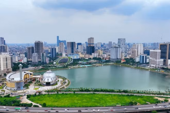 Một góc Thủ đô Hà Nội. (Ảnh: PHẠM HÙNG)