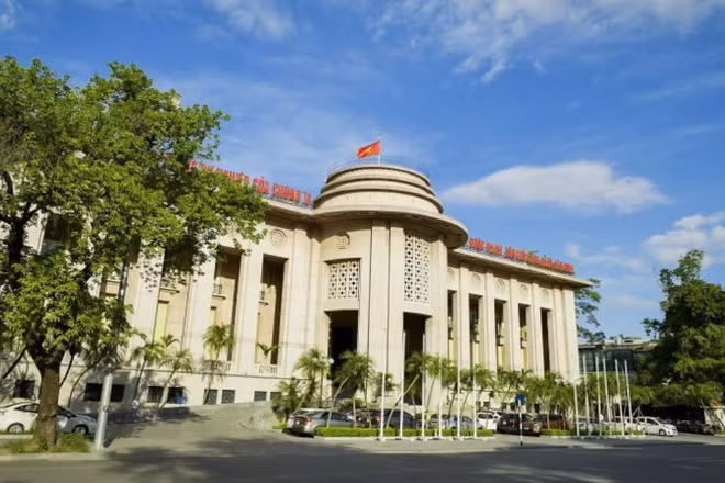Trụ sở Ngân hàng Nhà nước Việt Nam tại Hà Nội. (Ảnh minh họa)