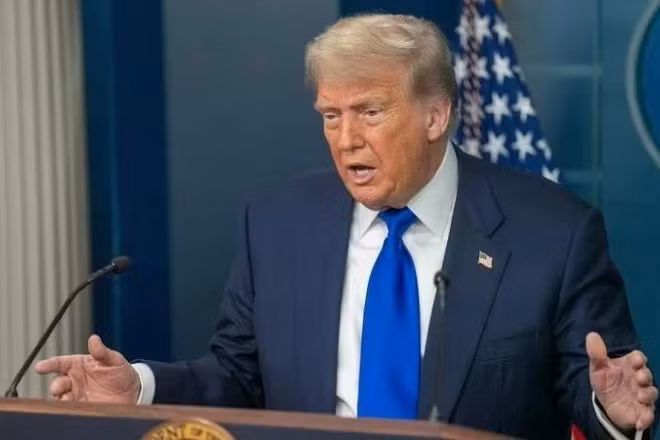 Tổng thống Mỹ Donald Trump. (Ảnh: THX/TTXVN)