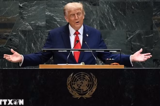 Tổng thống Mỹ Donald Trump. (Nguồn: THX/TTXVN)