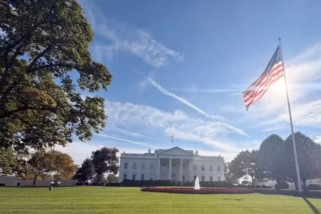 Nhà trắng tại thủ đô Washington D.C của Mỹ. (Ảnh: Ngọc Quang/TTXVN)
