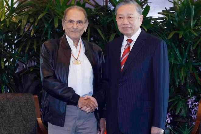 Tổng Bí thư, Chủ tịch nước Tô Lâm gặp Tổng thống Timor-Leste Jose Ramos-Horta. (Ảnh: TTXVN)