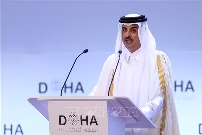 Quốc vương Qatar Sheikh Tamim bin Hamad Al Thani. (Ảnh: AFP/ TTXVN)