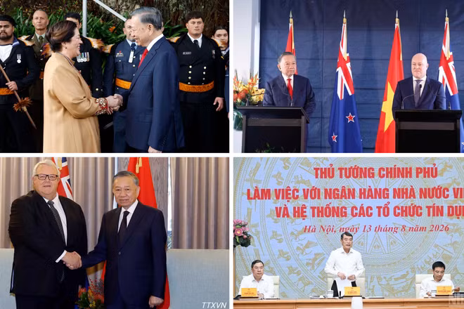 Tin nổi bật ngày 13/8: Tổng Bí thư, Chủ tịch nước Tô Lâm kết thúc tốt đẹp chuyến thăm cấp Nhà nước tới New Zealand; Bảo đảm hệ thống ngân hàng an toàn, lành mạnh, minh bạch, hiệu quả, vận hành theo nguyên tắc thị trường; Kỷ niệm 100 năm Ngày sinh của Lãnh tụ Cuba Fidel Castro