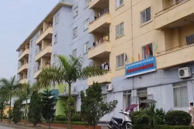 Khu nhà ở công nhân tại xã Kim Chung, huyện Đông Anh, thành phố Hà Nội. (Ảnh: MINH VÂN)