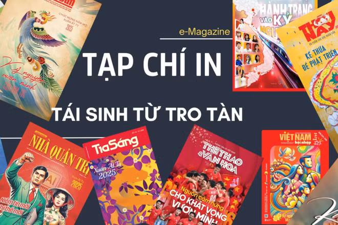 Tạp chí in: Tái sinh từ tro tàn