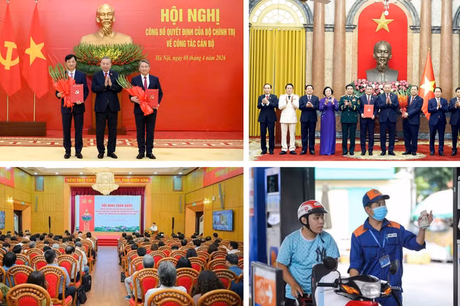 Tin nổi bật ngày 8/4: Bổ nhiệm Trưởng Ban Tổ chức Trung ương, Chánh Văn phòng Trung ương Đảng, các thành viên Chính phủ nhiệm kỳ 2026-2031