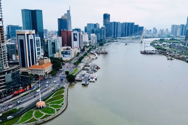 Một góc Thành phố Hồ Chí Minh. (Ảnh: THẾ ANH)