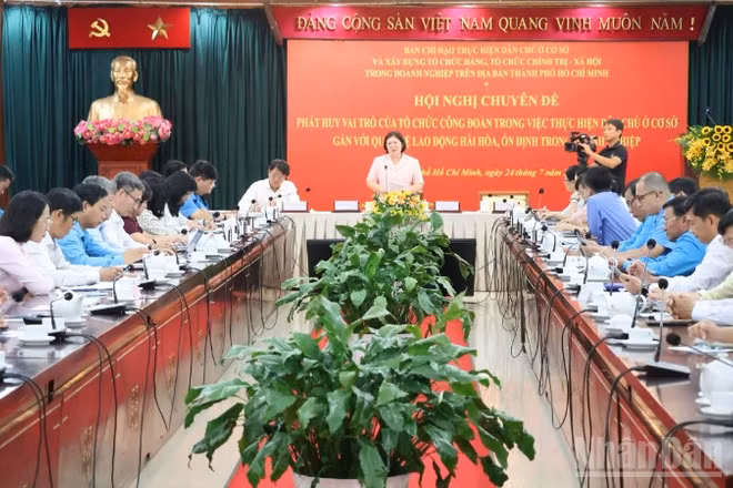Quang cảnh hội nghị. (Ảnh: Vương Lê)