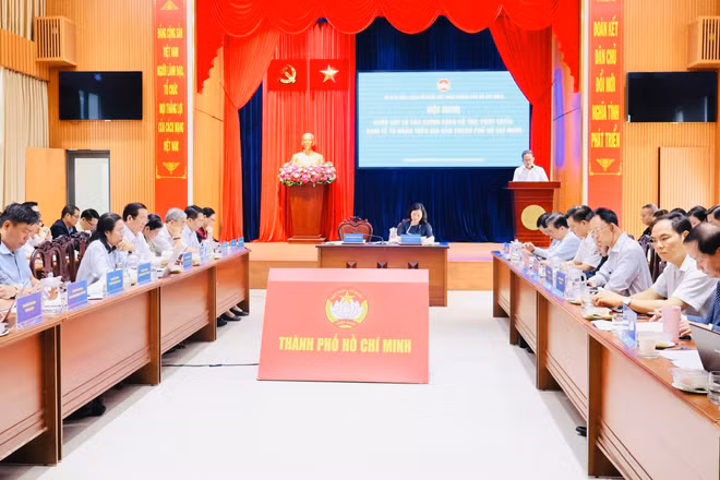 Toàn cảnh hội nghị. (Ảnh: Vương Lê)
