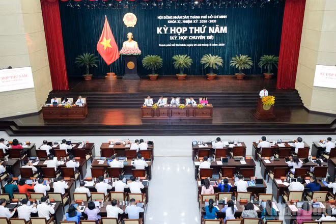 Toàn cảnh kỳ họp. (Ảnh: THẾ ANH)
