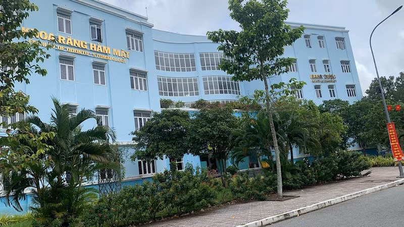 Một góc Trường đại học Y Dược Cần Thơ.