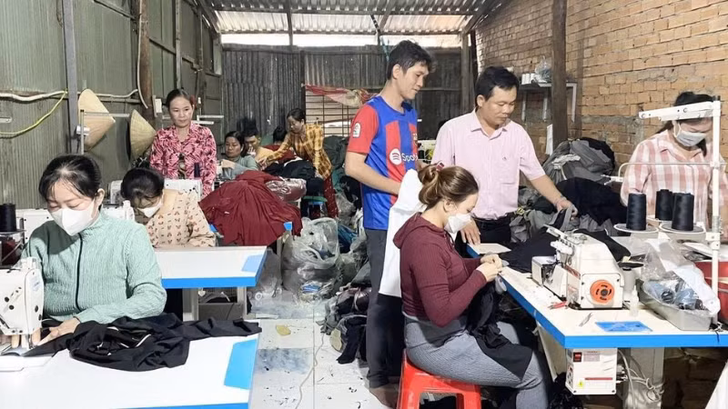 Từ nguồn vốn chính sách giúp nhiều lao động nữ ở Cần Thơ có việc làm, tăng thu nhập.