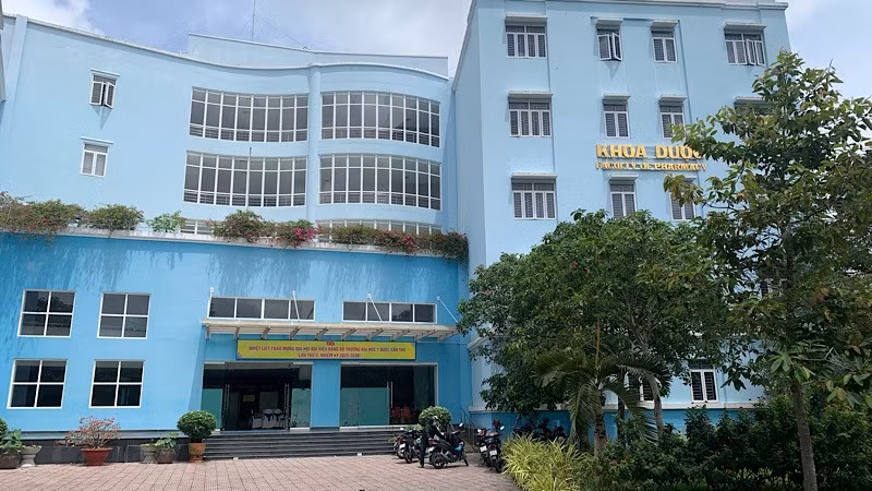 Một góc Trường đại học Y Dược Cần Thơ.