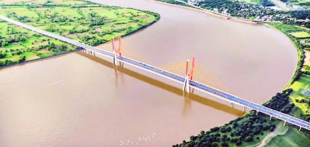 Phối cảnh cầu Ngọc Hồi.