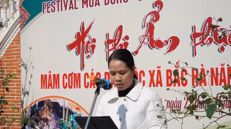 Hội thi ẩm thực diễn ra ngày 22/11 tại xã Bắc Hà (Lào Cai).