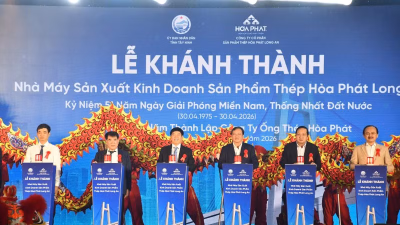 Nhà máy ống thép công suất 460.000 tấn/năm, tổng vốn đầu tư 2.600 tỷ đồng trên diện tích 15ha chính thức đi vào hoạt động, góp phần cho Tây Ninh hiện thực hóa mục tiêu tăng trưởng 10% năm 2026.