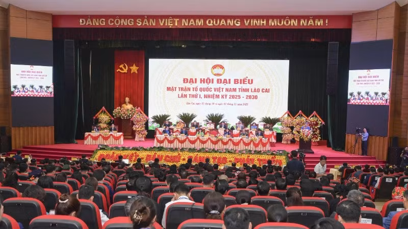 Đại hội đại biểu Mặt trận Tổ quốc Việt Nam tỉnh Lào Cai lần thứ I, nhiệm kỳ 2025-2030.