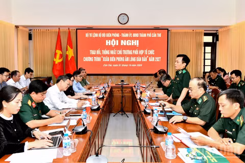 Quang cảnh hội nghị. (Ảnh: VĂN LONG)