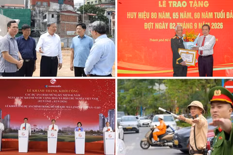 Tin nổi bật ngày 29/8: Tổng Bí thư, Chủ tịch nước Tô Lâm kiểm tra thực tế một số dự án tại Hà Nội; Chủ tịch Quốc hội Trần Thanh Mẫn trao Huy hiệu Đảng đợt 2/9 tại Thành phố Hồ Chí Minh