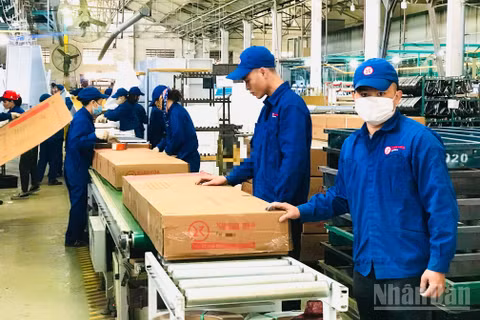 Logistics mạnh khi dòng hàng hóa được kết nối. (Ảnh: KIM DUNG)