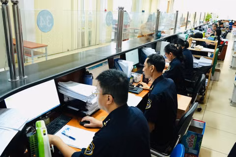 Thông quan tập trung góp phần rút ngắn thời gian xử lý thủ tục cho doanh nghiệp. (Ảnh: CHQ) 