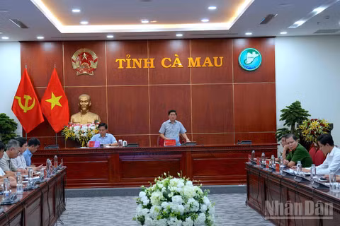 Quang cảnh cuộc họp. (Ảnh: HỮU TÙNG)