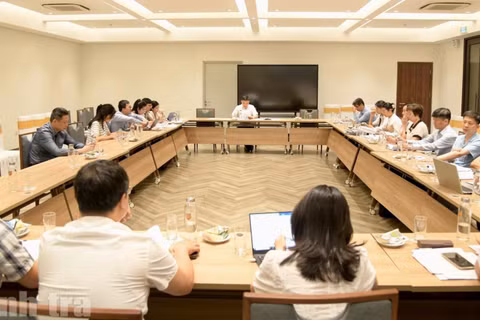 Một phiên họp góp ý dự án Luật Đấu giá tài sản (sửa đổi). (Ảnh: MINH NGUYỆT)