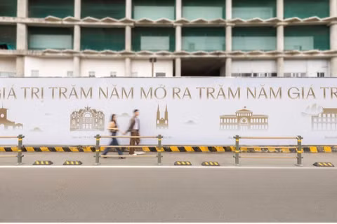 Các công trình biểu tượng tại Việt Nam được tôn vinh tại tọa độ “tứ giác” Bến Thành, tạo nên điểm nhấn giàu bản sắc giữa trung tâm Thành phố Hồ Chí Minh. (Ảnh: Masterise)