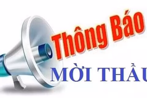 Thông báo mời thầu Invitation for bid.